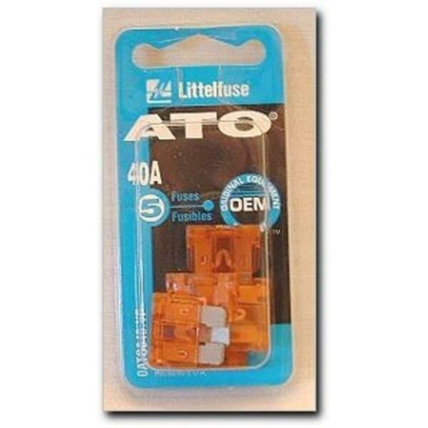 Littelfuse Automotive Fuse, ATO Series, 40A, 32V DC L24-ATO40BP